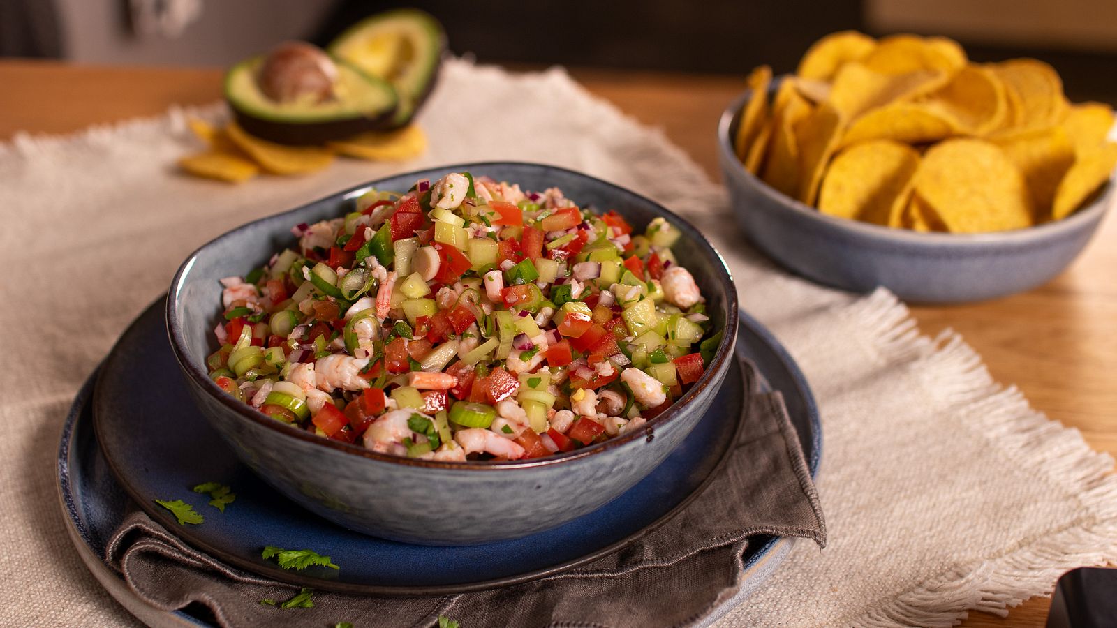 Salat med reker – Deilig ceviche med reker – Perfekt forrett | Oppskrift