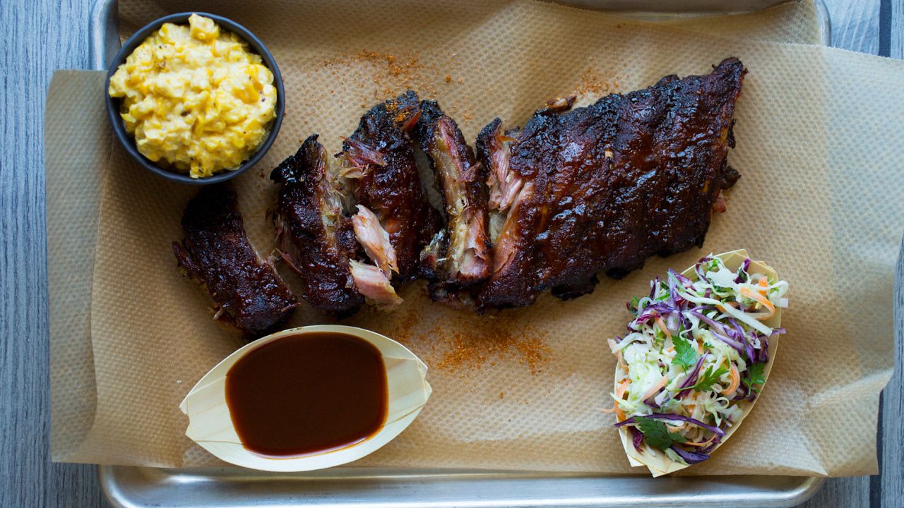 Grillet spareribs med hjemmelaget rub