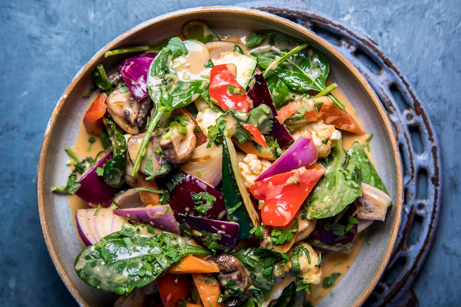 Wok med kokosmelk og grønnsaker | Oppskrift