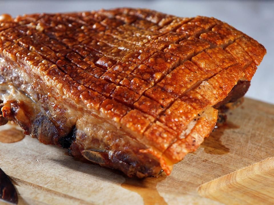 Eyvind Hellstrøms sprø ribbe med mandelpotetpuré